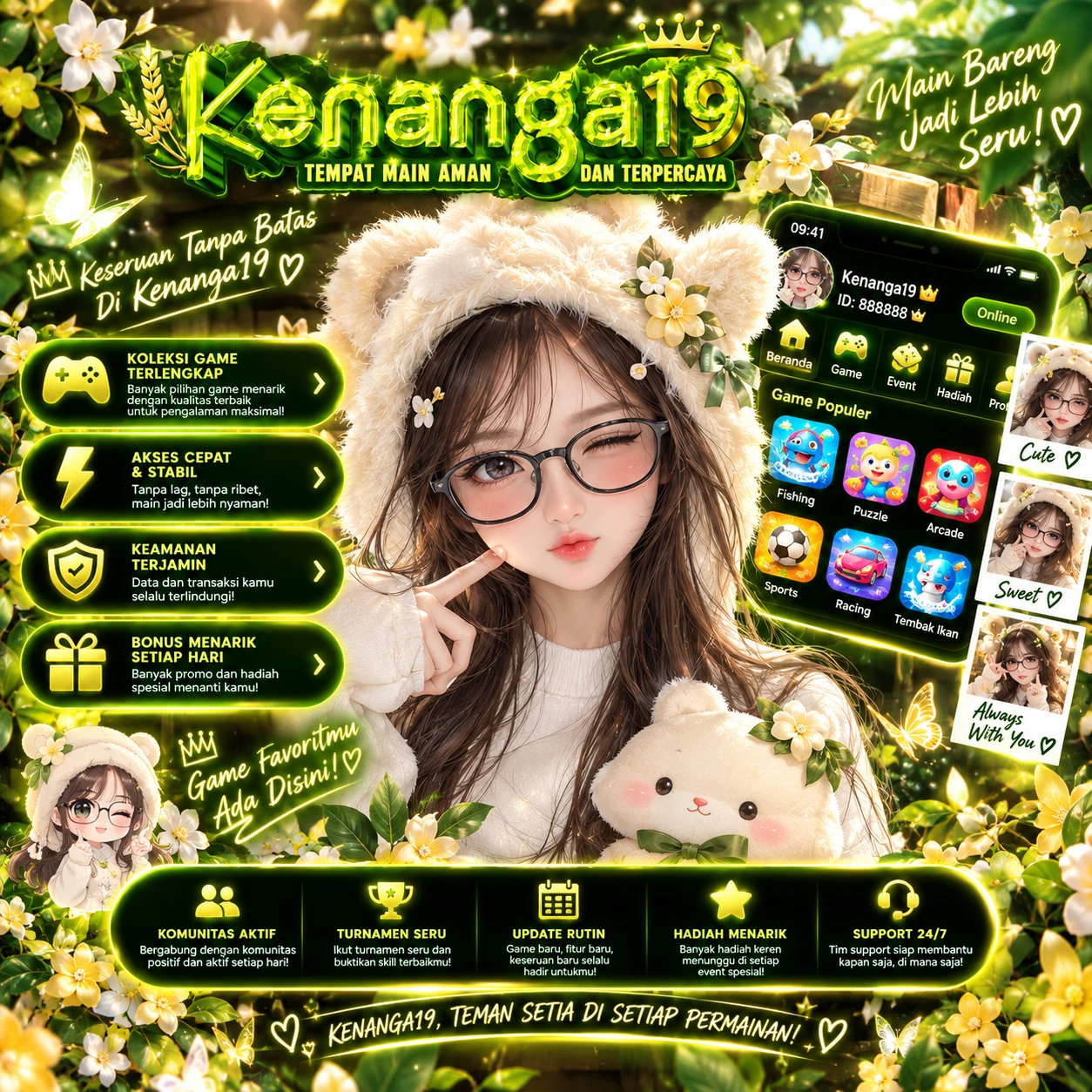 KENANGA19 / Platform Game Interaktif untuk Waktu Santai